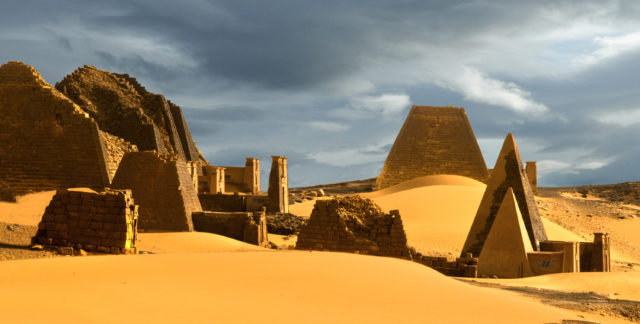 pyramids of Meroe Are