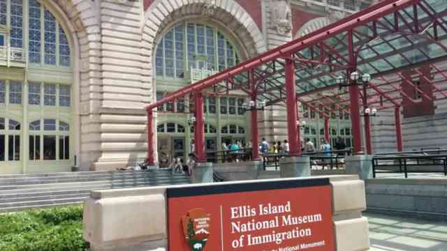 Past in Ellis Island Immigration Museum