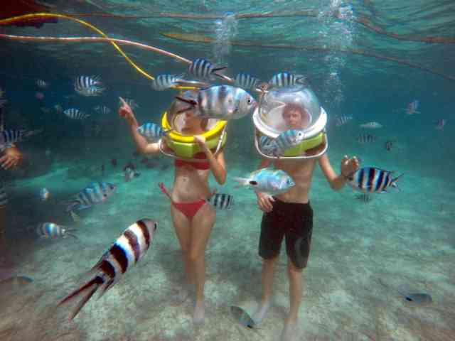 Helmet Diving in Mauritius 3