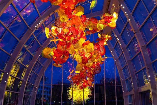 The Chihuly Garden and Glass house