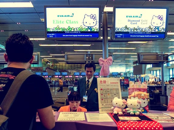 Eva air check-in