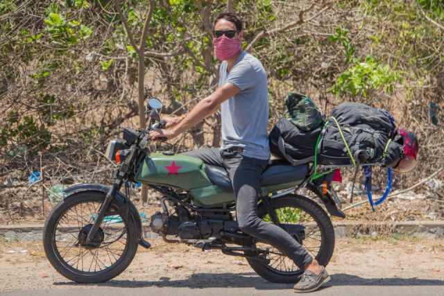 Bike riding in Vietnam