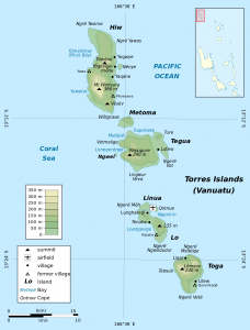 Vanuatu Islands map