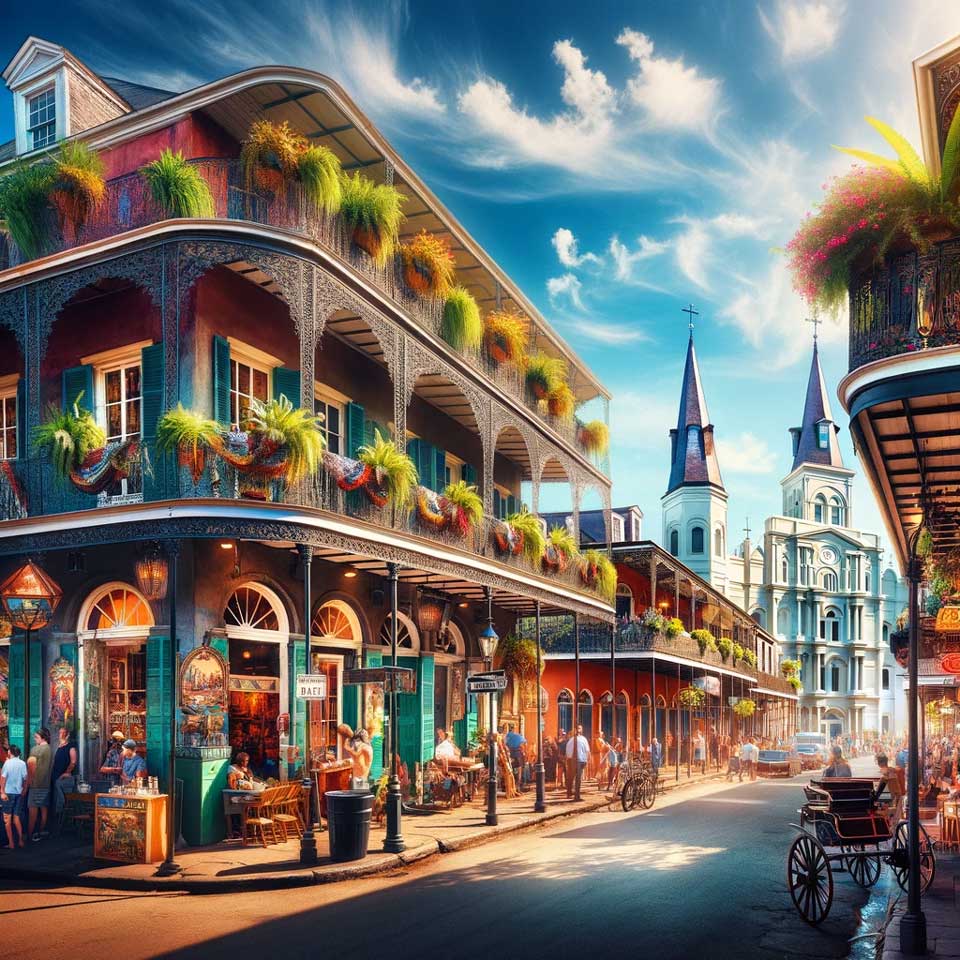 top travel destinations: New Orleans French Quarter